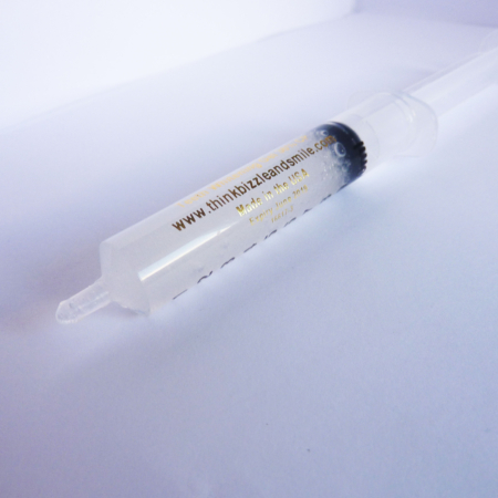 Single syringe teeth whitening gel refill