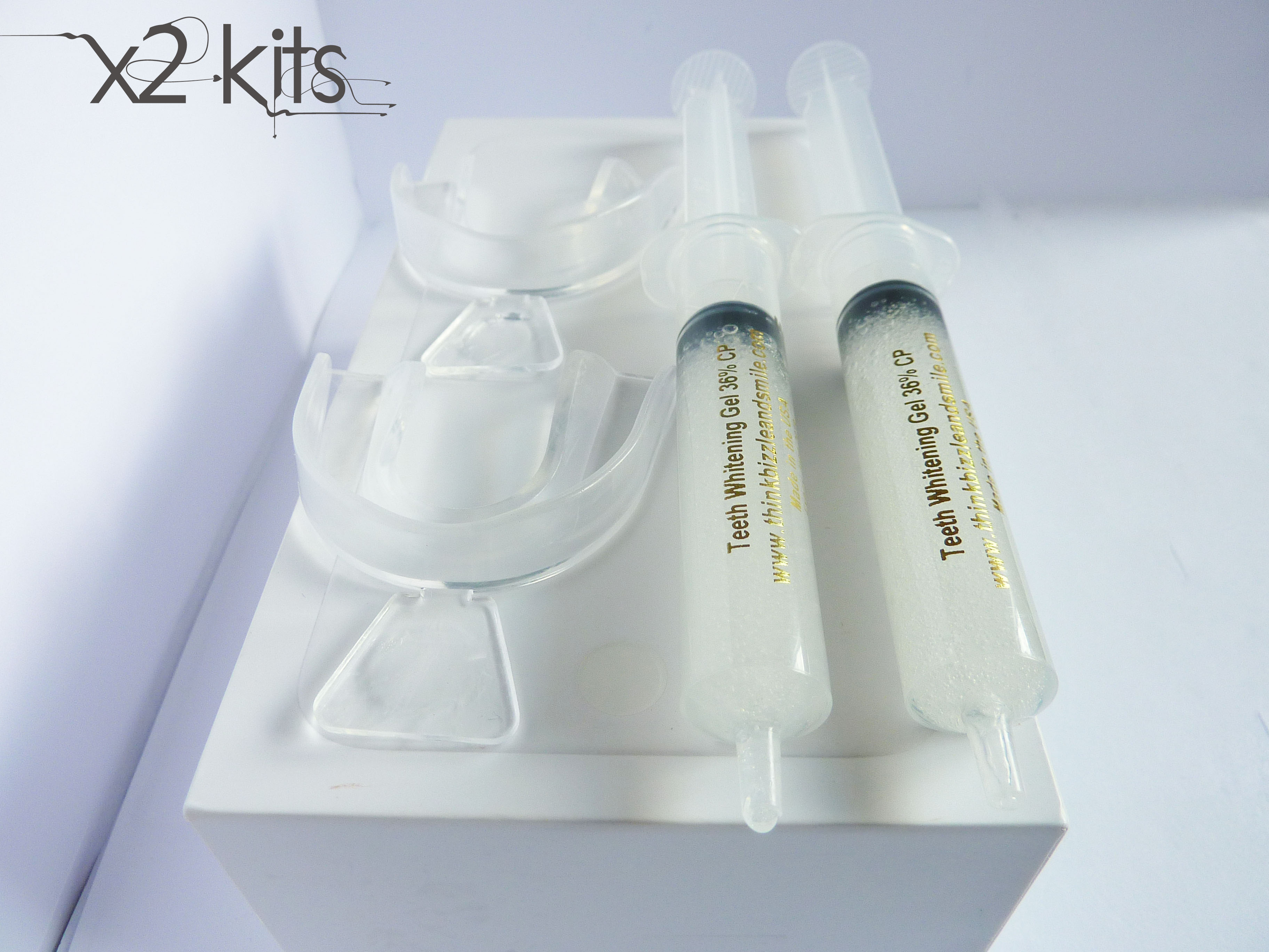 Couples 4 syringe teeth whitening kit